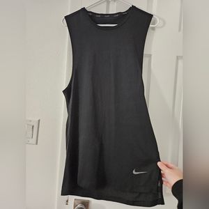 Nike Dri-Fit Black Muscle Tee, Size S